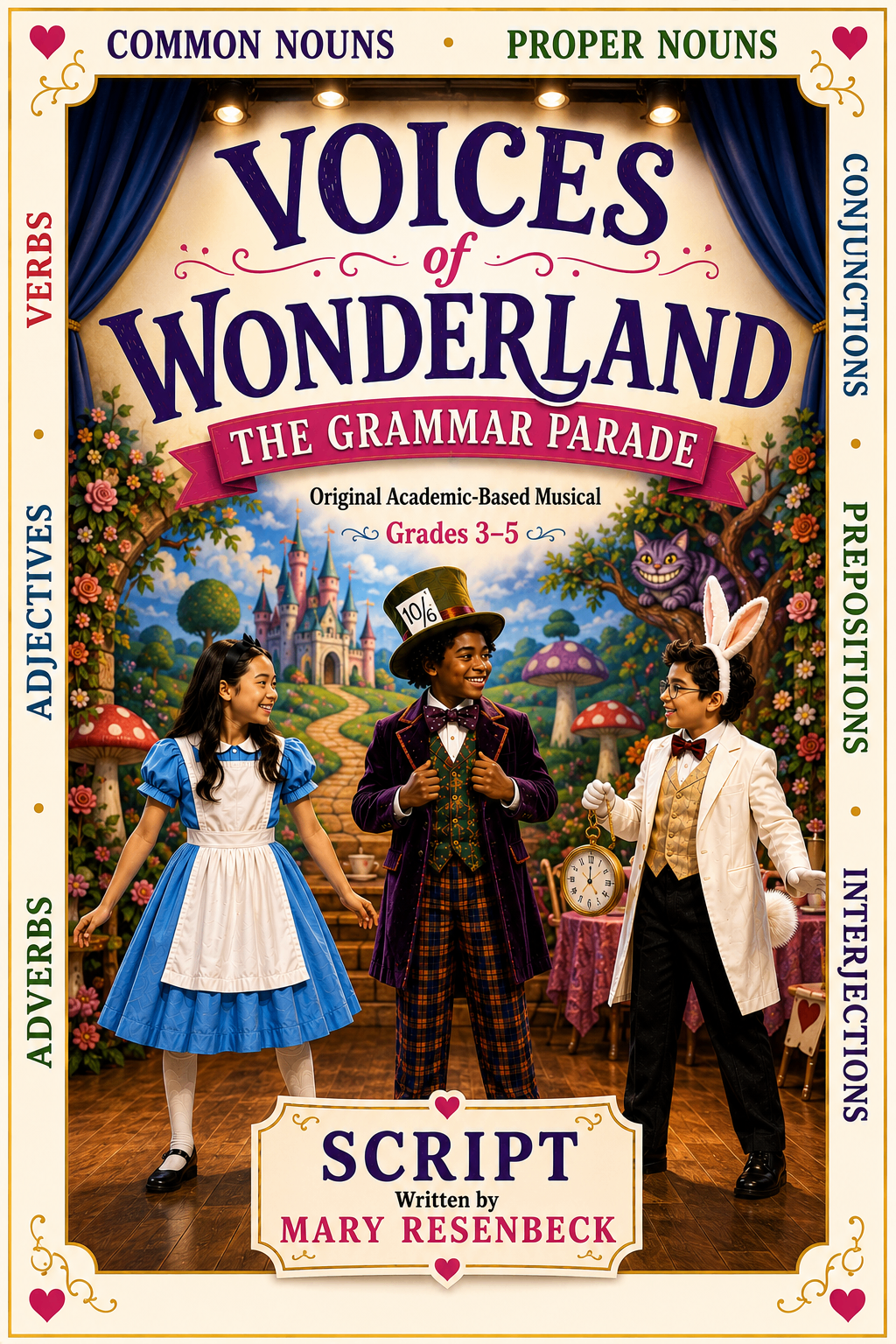 Voices of Wonderland: The Grammar Parade script cover