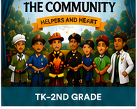 Voices of the Community: Helpers & Heart grade band artwork