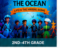 Voices of the Ocean: Life in the Marine Biome grade band artwork